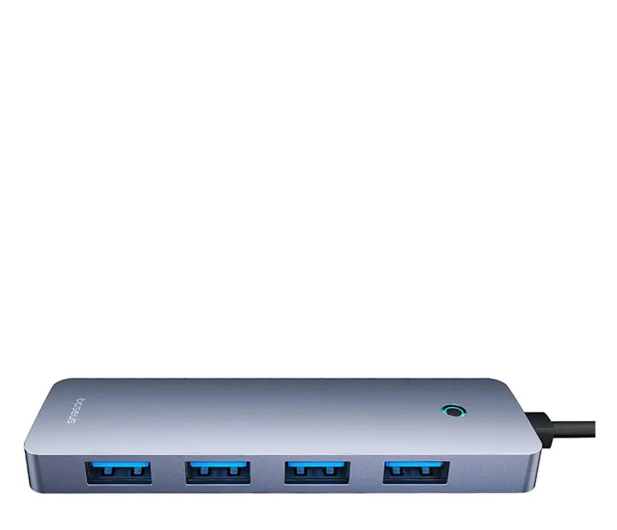 Baseus 4w1 UltraJoy Lite 150cm USB-A - 4xUSB 3.0 , USB-C 5V (szary) - 1310886 - zdjęcie 3